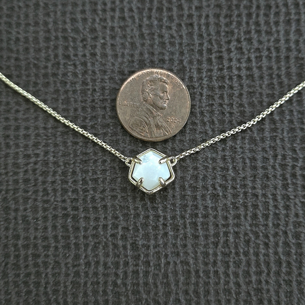 Kendra Scott "Jaxon" Gold💛 Short Pendant Necklace - NWT - Picture 9 of 16